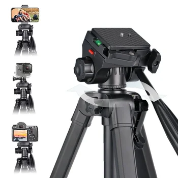 151cm/59.4 a Módosítás,-magasság Utazási Kamera Állvány Canon Nikon DSLR, Telefon Tartót a 360 Fokos Panoráma Fotózás