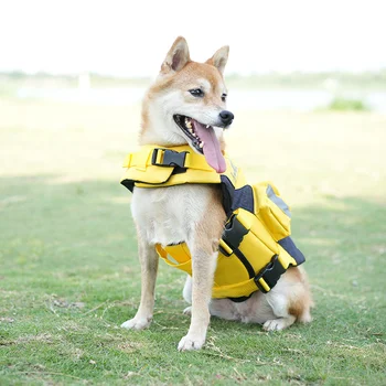 Pet mentőmellényt a Kutya Felhajtóerő, Úszás Ruha Állítható Kutya Életmentő Biztonsági Szörfözés mentőmellényt Kis Nagy Kutya