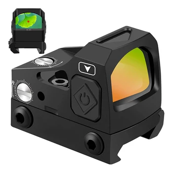 2 MOA Mini-Red Dot Sight Taktikai Reflex Látvány Optikai Látvány Pisztoly Piros Pont Hatálya 12 Fényerő Vadászati Airsoft Tartozékok