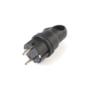 Vízálló Gumi IP44/TPE Anyagból 3G2.5MM2 Kábel Schuko Plug Jobb Szög Fok（50pcs）