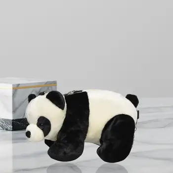 Panda Kors Táskák Cipzár Bezárása Cosplay Plüss Állat Lánc Heveder Tárca Kors Táska Baba Játék, Női Válltáska Táska