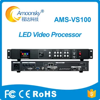 LED video processzor, Digitális jelátvitel kijelző Zökkenőmentes váltás 10 módban mentett gomb beállítás MSD300 vagy TS802D