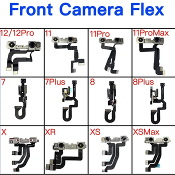 Elülső Kamera Flex Kábel iPhone 7 7P 8 Plusz X XR XS 11 12 Pro Max Néző Kamera Érzékelő, Közelség, Fény, Mikrofon