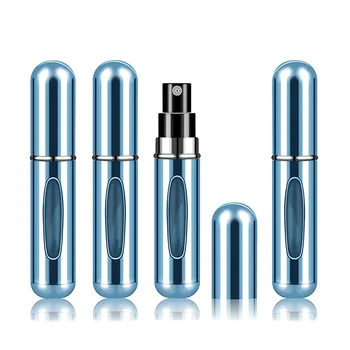 4db 5ml Mini Újratölthető Parfüm Palack Spray-Illat Szivattyú Üres Kozmetikai Tartály Üveg Porlasztó Utazási Eszköz