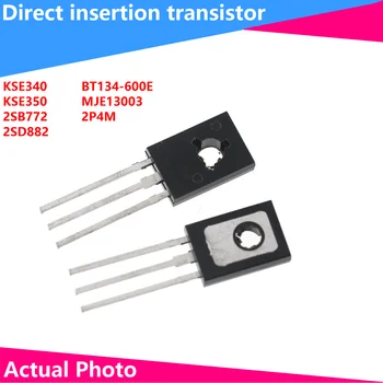 20DB tranzisztor DIP KSE3400 KSD350 2SB772 2SD882 BT134-600E MJE13003 2P4M
