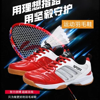2024 Új Tollaslabda Képzés Férfi Luxus Márka Beltéri Bíróság Cipő Unisex Anti-Slip Tenisz Cipő A Férfiak A Nők Illesztése Sport Cipők Fiúk