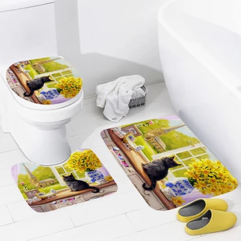 otthon fürdőszoba szőnyeg Modern Skandináv stílusú Fürdő Láb szőnyeg modern fürdőszoba kiegészítők, Wc szőnyeg szőnyeg Fürdőkádban csúszásgátló szőnyeg