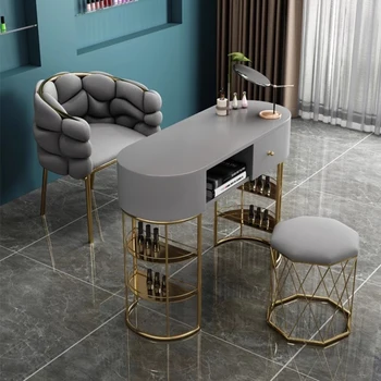 Luxus Profi Köröm Tech Táblázat a Nők Szépség Fiókban Manikűr Asztal nappaliba Egyszerű Mesa Manicura Bútor Szalonok LJ50MT