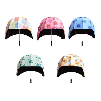 Egyenesen Esernyő Hosszú nyelű Esernyője PU Kezelni Aranyos Kalap Alakú Esőben Esernyő Nap Esernyő a Szabadtéri Tevékenységek