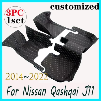 BALKORMÁNYOS Autó Szőnyeg Nissan Qashqai J11 2022 2021 2020 2019 2018 2017 2016 2015 2014 Szőnyegek Stílus Védeni Tartozékok Szőnyegek