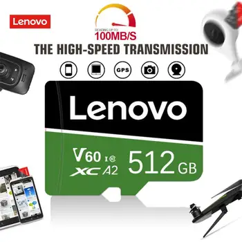 Eredeti Lenovo A2 Micro Tf Sd-Kártya 512 gb-os Memória Kártya 1 tb-os 2 tb-os, 256 gb-os 128GB Flash Memória SD Kártya A2 V60 A Biztonsági Kamera