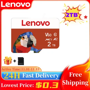 Lenovo SD/TF Flash Memória Kártya 1 tb-os 2 tb-os Mini SD-Kártya 512 gb-os Akár 100MB/s SD Memória Kártya, 256 gb-os 128GB Tabletta/Drónok/Kamera/Ps4