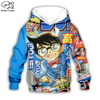 Gyerek Baba kisgyermek aranyos fiúk ruházat detective Conan 3D Kapucnis Új anime rajzfilm nyomtatási Pulcsi/kabát/tshirt lány nadrág gyermek