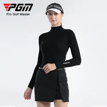 PGM Golf Női Hosszú Ujjú Pulóver Őszi téli Meleg Alkalmi Sokoldalú Puha, kényelmes női golf viselni YF623