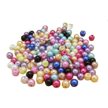 50pcs/lot 6 8 10 12 mm többszínű gyöngyök, Gombok sdark lyuk műanyag Dekoratív Gombok Craf Varrás diy Tartozékok