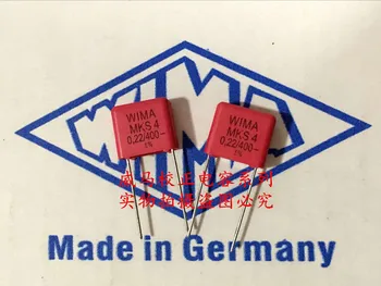 10db/20db Németország WIMA kondenzátor MKS4 400V0.22UF 400V224 220n O: 10mm Audio kondenzátor