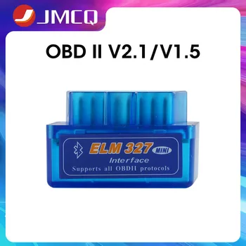 JMCQ Bluetooth Mini Elm327 OBD2 Szkenner Autó OBD Diagnosztikai Eszköz-Kód Olvasó a Android, angol