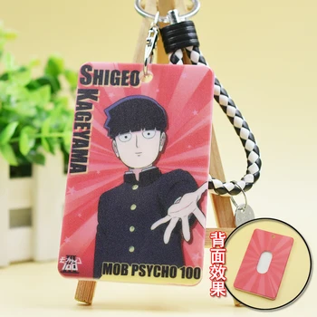 Anime Maffia Pszichopata 100 Reigen Arataka Kageyama Shigeo Cosplay Rajzfilm ID Busz Bank Kártya Tartóját Kulcstartó Kártya Esetben Medál