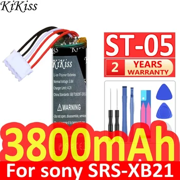 3800mAh KiKiss nagy Teljesítményű Akkumulátor ST05 ST 05 Sony SRS-XB21 ST-05 ST-05S Bluetooth Hangszóró